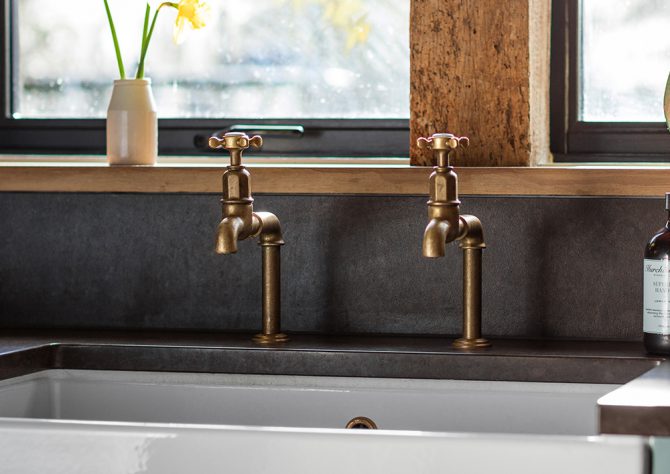 Perrin and Rowe Bronze Kitchen Taps
