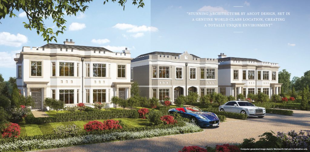 Wentworth Hall luxury homes property CGI