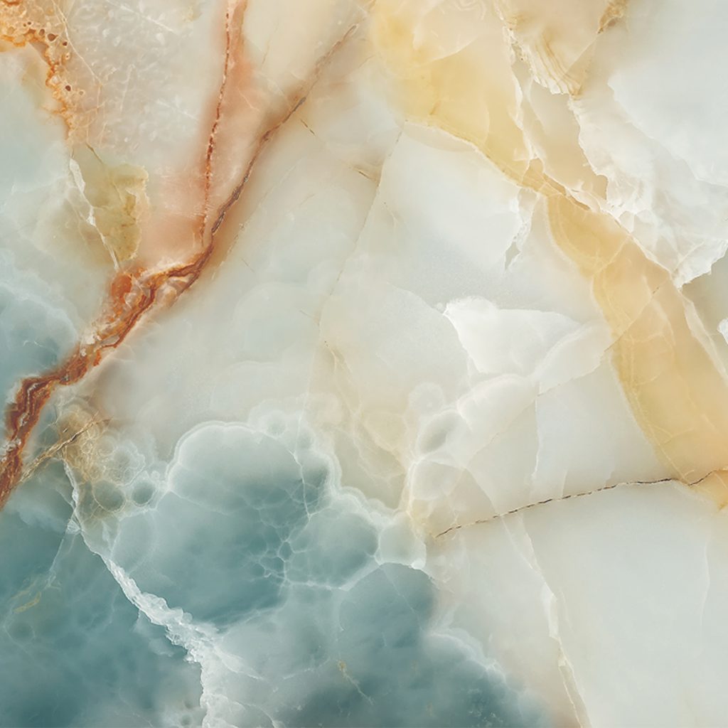 blue yellow white onyx