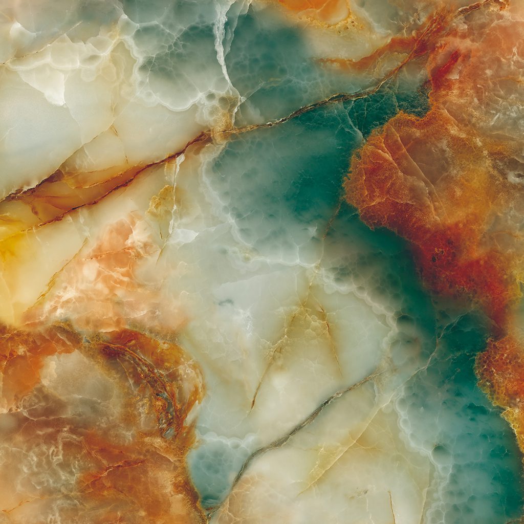 orange green onyx