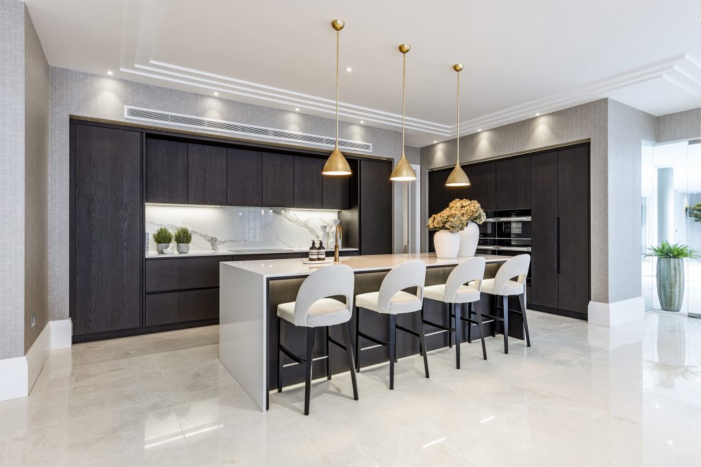 Luxury Kitchen for an Octagon Developments mansion in St George's Hill